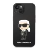 iPhone 14 Plus Karl Lagerfeld KLHCP14MSNIKBCK Liquid Silicone Ikonik N-3666339086572 6 kép