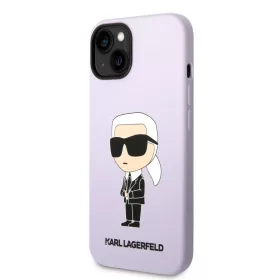 iPhone 14 Plus Karl Lagerfeld KLHCP14MSNIKBCU Liquid Silicone Ikonik N-3666339086657 2 kép