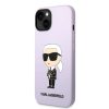 iPhone 14 Plus Karl Lagerfeld KLHCP14MSNIKBCU Liquid Silicone Ikonik N-3666339086657 1 kép