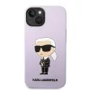 iPhone 14 Plus Karl Lagerfeld KLHCP14MSNIKBCU Liquid Silicone Ikonik N-3666339086657 1 kép
