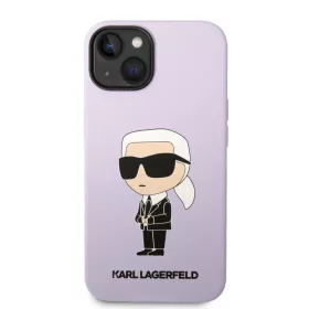 iPhone 14 Plus Karl Lagerfeld KLHCP14MSNIKBCU Liquid Silicone Ikonik N-3666339086657 1 kép