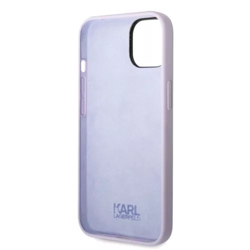 iPhone 14 Plus Karl Lagerfeld KLHCP14MSNIKBCU Liquid Silicone Ikonik N-3666339086657 3 kép
