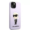 iPhone 14 Plus Karl Lagerfeld KLHCP14MSNIKBCU Liquid Silicone Ikonik N-3666339086657 5 kép