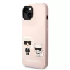 iPhone 14 Plus Karl Lagerfeld  Karl és Choupette szilikon tok rózsas-3666339093648 1 kép
