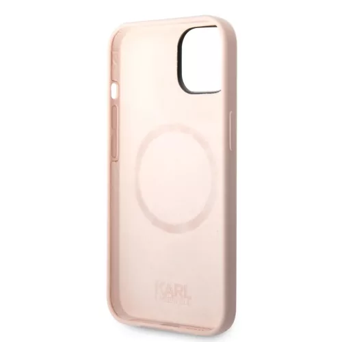 iPhone 14 Plus Karl Lagerfeld  Karl és Choupette szilikon tok rózsas-3666339093648 5 kép
