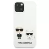 iPhone 14 Plus Karl Lagerfeld  Karl és Choupette szilikon tok fehér -3666339093686 7 kép