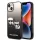 iPhone 14 Plus Karl Lagerfeld Gradient Karl és Choupette tok fekete (-3666339086411 3 kép
