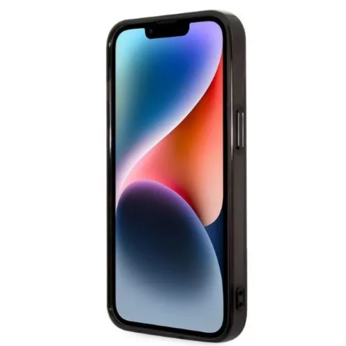 iPhone 14 Plus Karl Lagerfeld Gradient Karl és Choupette tok fekete (-3666339086411 4 kép