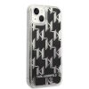 iPhone 14 Karl Lagerfeld Monogram Liquid Glitter tok fekete (KLHCP14SL-3666339076238 6 kép