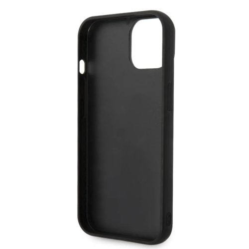 iPhone 14 Karl Lagerfeld Quilted Puffy Ikonik Logo tok fekete (KLHCP14-3666339077716 3 kép