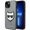 iPhone 14 Karl Lagerfeld Saffiano Choupette Head tok ezüst (KLHCP14SS-3666339076993 9 kép