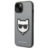 iPhone 14 Karl Lagerfeld Saffiano Choupette Head tok ezüst (KLHCP14SS-3666339076993 4 kép
