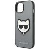 iPhone 14 Karl Lagerfeld Saffiano Choupette Head tok ezüst (KLHCP14SS-3666339076993 6 kép