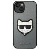 iPhone 14 Karl Lagerfeld Saffiano Choupette Head tok ezüst (KLHCP14SS-3666339076993 8 kép