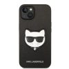 iPhone 14 Karl Lagerfeld PU Saffiano Choupette Head tok fekete (KLHCP1-3666339076955 2 kép