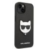 iPhone 14 Karl Lagerfeld PU Saffiano Choupette Head tok fekete (KLHCP1-3666339076955 6 kép