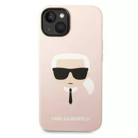 iPhone 14 Karl Lagerfeld Karl's Head szilikon tok rózsaszín (KLHCP14-3666339085445 2 kép