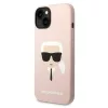 iPhone 14 Karl Lagerfeld Karl's Head szilikon tok rózsaszín (KLHCP14-3666339085445 4 kép