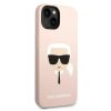 iPhone 14 Karl Lagerfeld Karl's Head szilikon tok rózsaszín (KLHCP14-3666339085445 6 kép