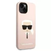 iPhone 14 Karl Lagerfeld Karl's Head szilikon tok rózsaszín (KLHCP14-3666339085445 6 kép