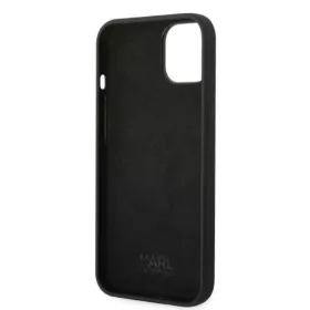 iPhone 14 Karl Lagerfeld KLHCP14SSRSGRCK Silicone RSG tok fekete-3666339085803 1 kép