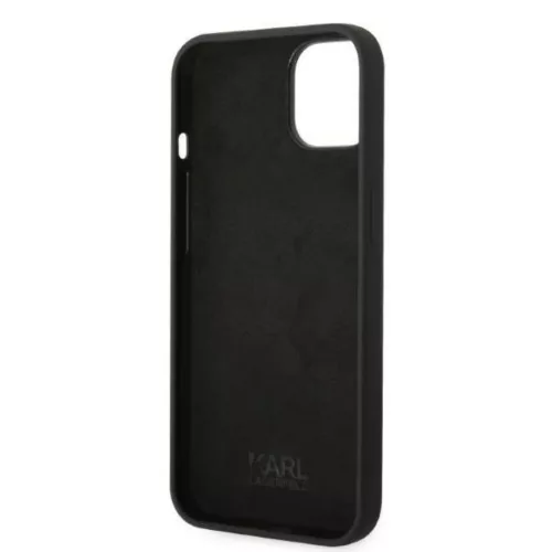 iPhone 14 Karl Lagerfeld KLHCP14SSRSGRCK Silicone RSG tok fekete-3666339085803 1 kép