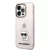 iPhone 14 Pro Max Karl Lagerfeld Choupette Logo tok rózsaszín (KLHCP-3666339076504 1 kép
