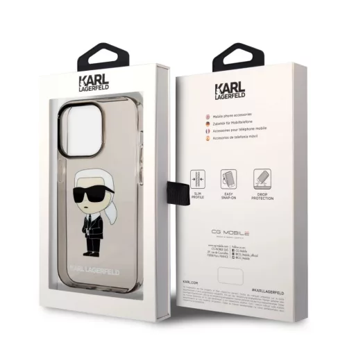 iPhone 14 Pro Max KLHCP14XHNIKTCK Karl Lagerfeld IML Ikonik NFT tok fe-3666339087074 5 kép