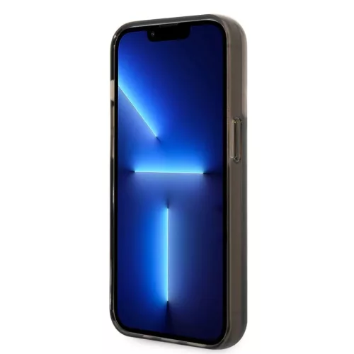 iPhone 14 Pro Max Karl Lagerfeld Translucent Liquid Glitter tok fekete-3666339091576 2 kép