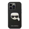 iPhone 14 Pro Max Karl Lagerfeld PU Saffiano Karl Head tok fekete (KLH-3666339077068 3 kép