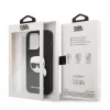 iPhone 14 Pro Max Karl Lagerfeld PU Saffiano Karl Head tok fekete (KLH-3666339077068 5 kép