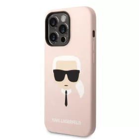 iPhone 14 Pro Max Karl Lagerfeld Karl's Head szilikon tok rózsaszín -3666339085476 1 kép