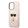 iPhone 14 Pro Max Karl Lagerfeld Karl's Head szilikon tok rózsaszín -3666339085476 2 kép