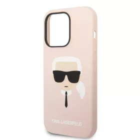 iPhone 14 Pro Max Karl Lagerfeld Karl's Head szilikon tok rózsaszín -3666339085476 2 kép
