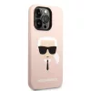 iPhone 14 Pro Max Karl Lagerfeld Karl's Head szilikon tok rózsaszín -3666339085476 6 kép