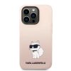 iPhone 14 Pro Max Karl Lagerfeld KLHCP14XSNCHBCP Liquid Silicone Choup-3666339086718 4 kép