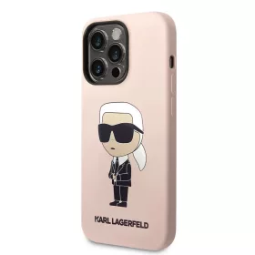 iPhone 14 Pro Max Karl Lagerfeld KLHCP14XSNIKBCP Liquid Silicone Ikoni-3666339098643 1 kép