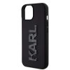  iPhone 15 Fekete Karl Lagerfeld KLHCP15S3DMBKCK 3D Rubber Glitter Log-3666339166595 6 kép