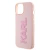 iPhone 15 Karl Lagerfeld KLHCP15S3DMBKCP 3D Rubber Glitter Logo tok r�-3666339166472 2 kép
