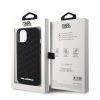 iPhone 15 Karl Lagerfeld PU Quilted Pattern tok fekete (KLHCP15SPQKPMK-3666339165031 2 kép