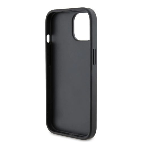  iPhone 15 Karl Lagerfeld PU Steppelt mintás tok fekete (KLHCP15SPQKP-3666339165031 8 kép