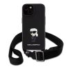 iPhone 15 Karl Lagerfeld Saffiano Crossbody Metal Ikonik keresztpánto-3666339192815 6 kép