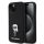 iPhone 15 Karl Lagerfeld Liquid Silicone Metal Ikonik tok fekete (KLHCP15SSMHKNPK)
