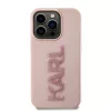 iPhone 15 Pro Max Karl Lagerfeld KLHCP15X3DMBKCP 3D Rubber Glitter Log-3666339166502 3 kép