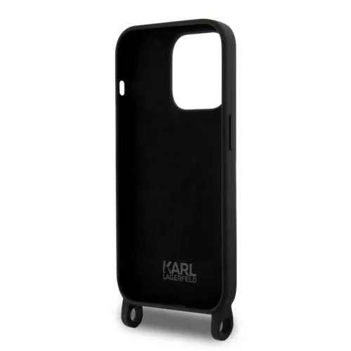  iPhone 15 Pro Max Karl Lagerfeld Liquid Silicone Crossbody Ikonik fek-3666339167462 6 kép