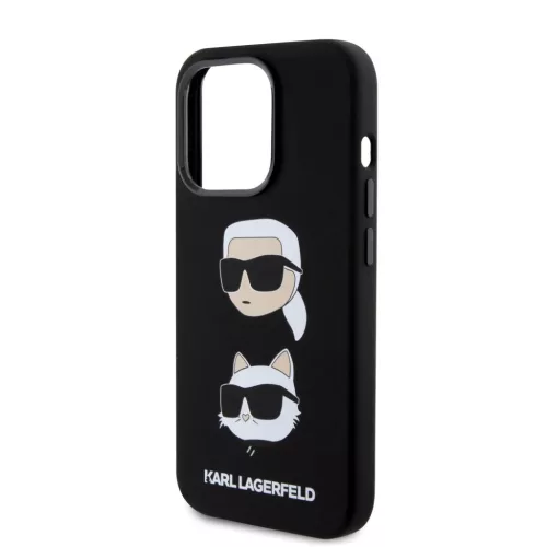  iPhone 15 Pro Max Karl Lagerfeld Liquid Silicone Karl and Choupette H-3666339164829 3 kép
