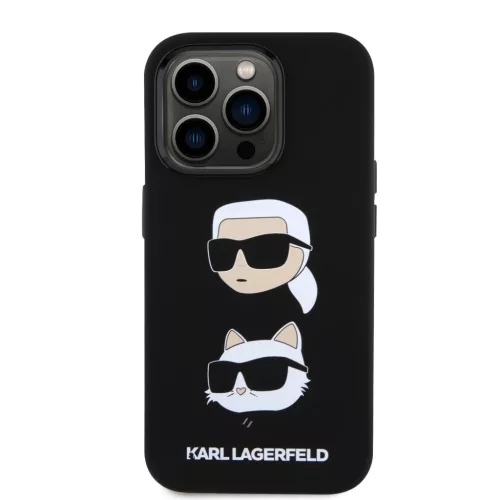  iPhone 15 Pro Max Karl Lagerfeld Liquid Silicone Karl and Choupette H-3666339164829 4 kép