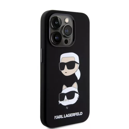 iPhone 15 Pro Max Karl Lagerfeld Liquid Silicone Karl and Choupette H-3666339164829 5 kép