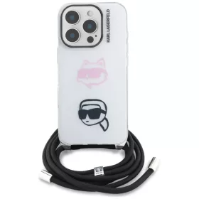 iPhone 16 Pro Karl Lagerfeld IML Crossbody Karl&Choupette Head tok feh-3666339462062 2 kép