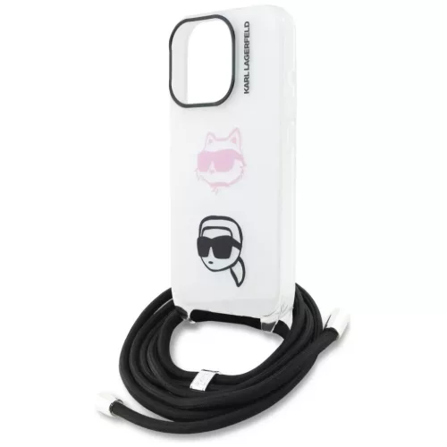 iPhone 16 Pro Karl Lagerfeld IML Crossbody Karl&Choupette Head tok feh-3666339462062 5 kép